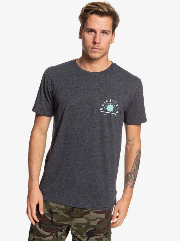 quiksilver, Lost Sun Tee, CHARCOAL HEATHER (ktah) 0 Lost Sun Tee Black AQYZT06079 Quiksilver