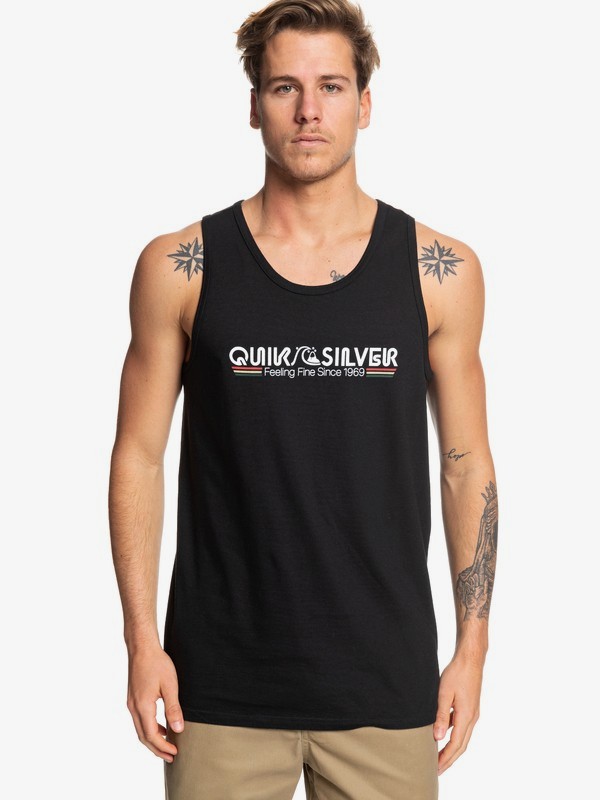 quiksilver, Burning Power Tank, BLACK (kvj0) 0 Burning Power Tank Black AQYZT06080 Quiksilver