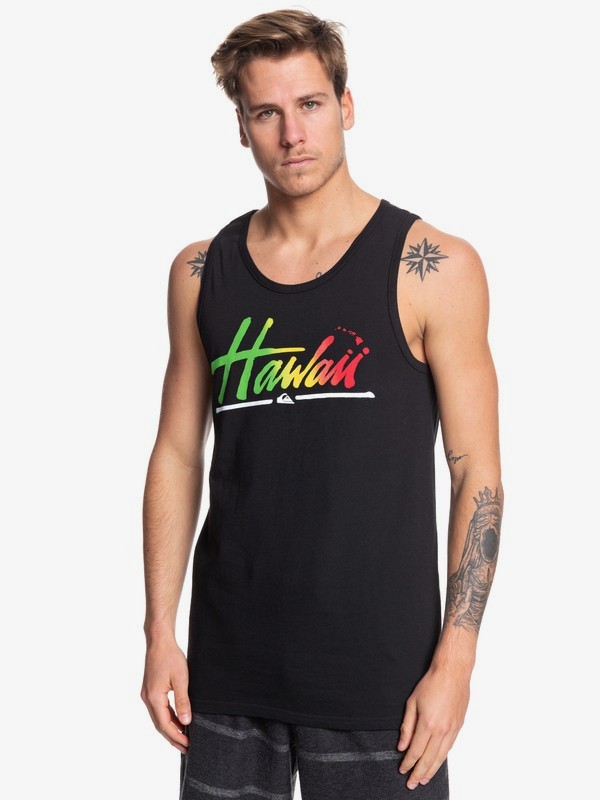 quiksilver, HI Arch Bay Tank, BLACK (kvj0) 0 HI Arch Bay Tank Black AQYZT06094 Quiksilver