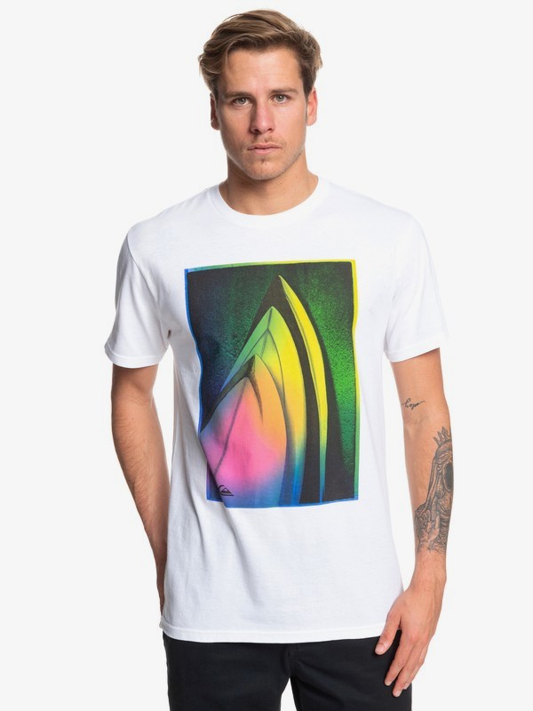 quiksilver, The Board Show Tee, WHITE (wbb0) 0 The Board Show Tee White AQYZT06104 Quiksilver