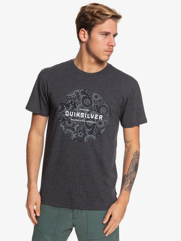quiksilver, Raging Dream Tee, CHARCOAL HEATHER (ktah) 0 Raging Dream Tee Black AQYZT06105 Quiksilver