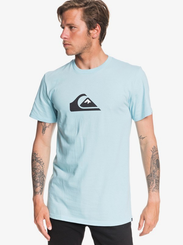 quiksilver, Comp Logo Tee, GULF STREAM (bzb0) 0 Comp Logo Tee Blue AQYZT06175 Quiksilver