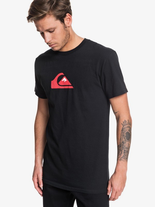 quiksilver, Comp Logo Tee, BLACK (kvj0) 0 Comp Logo Tee Black AQYZT06175 Quiksilver