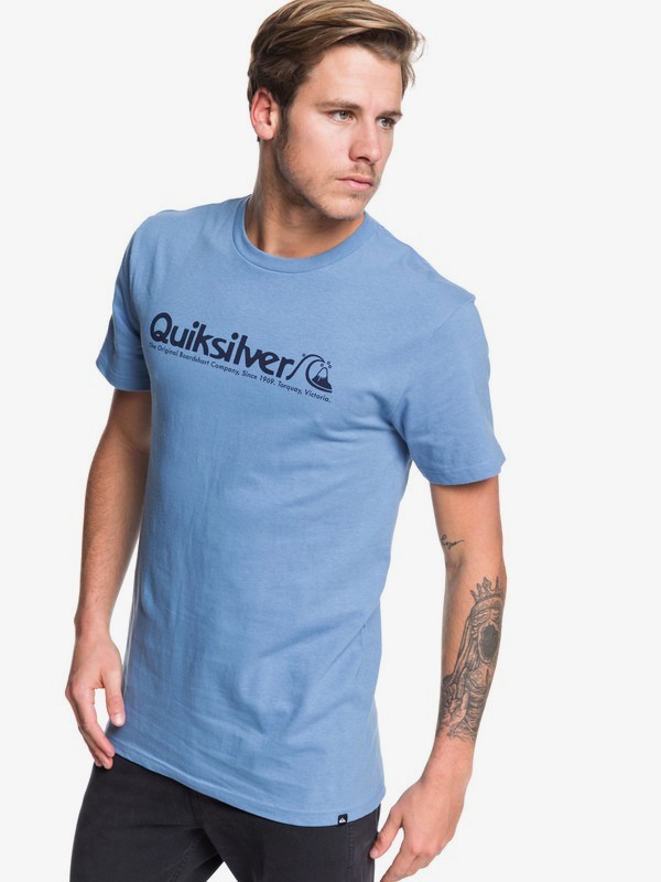 quiksilver, Modern Legends Tee, QUIET HARBOR (blm0) 0 Modern Legends Tee Blue AQYZT06176 Quiksilver