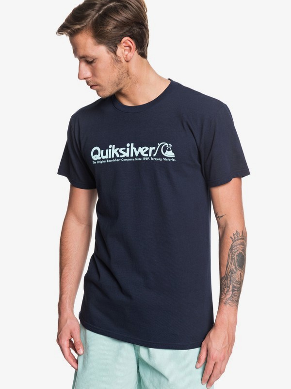 quiksilver, Modern Legends Tee, SKY CAPTAIN (kye0) 0 Modern Legends Tee Black AQYZT06176 Quiksilver