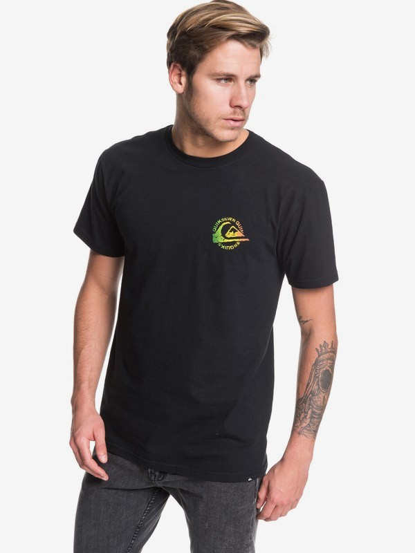 quiksilver, Faded Seas Tee, BLACK (kvj0) 0 Faded Seas Tee Black AQYZT06182 Quiksilver