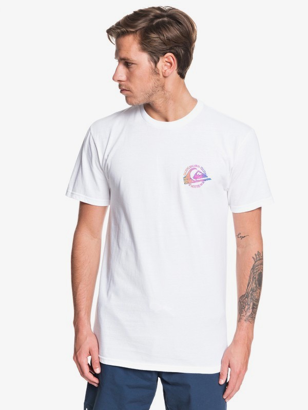 quiksilver, Faded Seas Tee, WHITE (wbb0) 0 Faded Seas Tee White AQYZT06182 Quiksilver