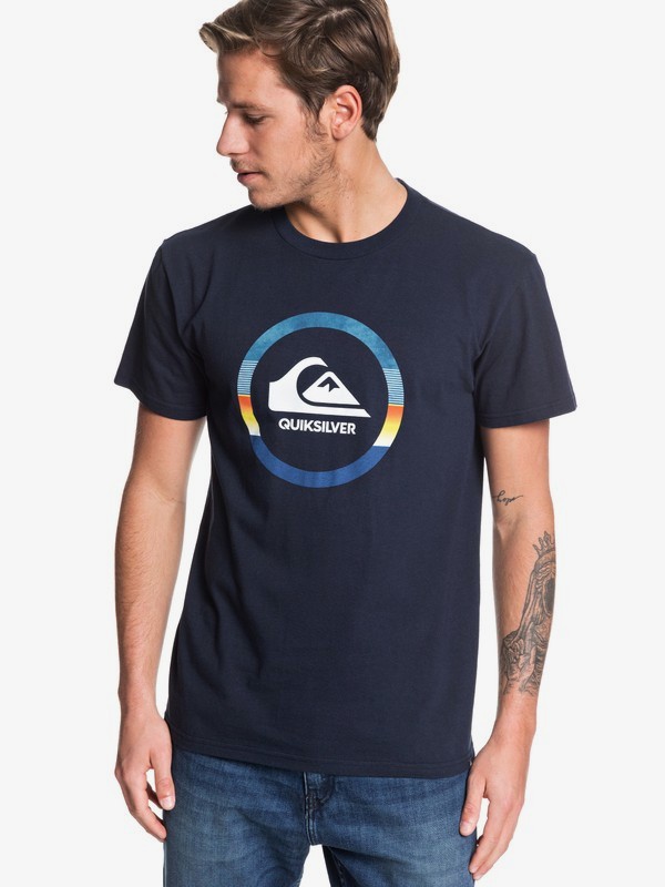 quiksilver, Snake Dreams Tee, SKY CAPTAIN (kye0) 0 Snake Dreams Tee Black AQYZT06185 Quiksilver