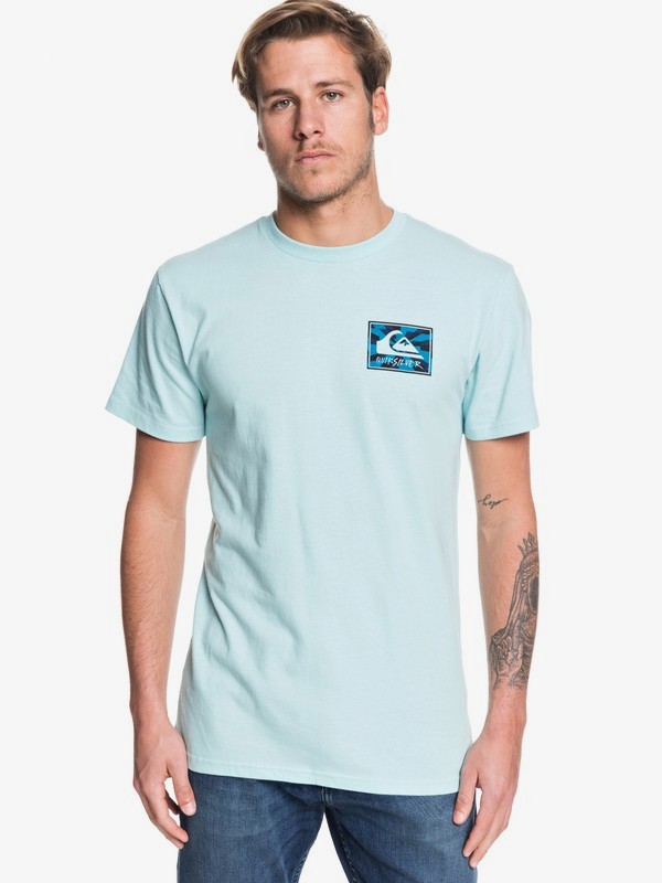 quiksilver, Enlightened Tunnel Tee, PASTEL TURQUOISE (bfq0) 0 Enlightened Tunnel Tee Blue AQYZT06188 Quiksilver