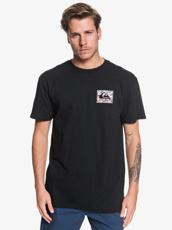 quiksilver, Enlightened Tunnel Tee, BLACK (kvj0) 0 Enlightened Tunnel Tee Black AQYZT06188 Quiksilver