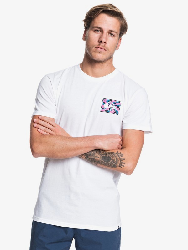 quiksilver, Enlightened Tunnel Tee, WHITE (wbb0) 0 Enlightened Tunnel Tee White AQYZT06188 Quiksilver
