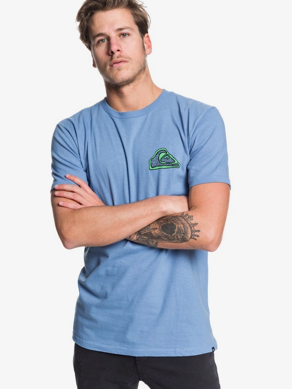 quiksilver, Cult Trip Tee, QUIET HARBOR (blm0) 0 Cult Trip Tee Blue AQYZT06197 Quiksilver