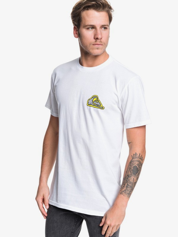 quiksilver, Cult Trip Tee, WHITE (wbb0) 0 Cult Trip Tee White AQYZT06197 Quiksilver