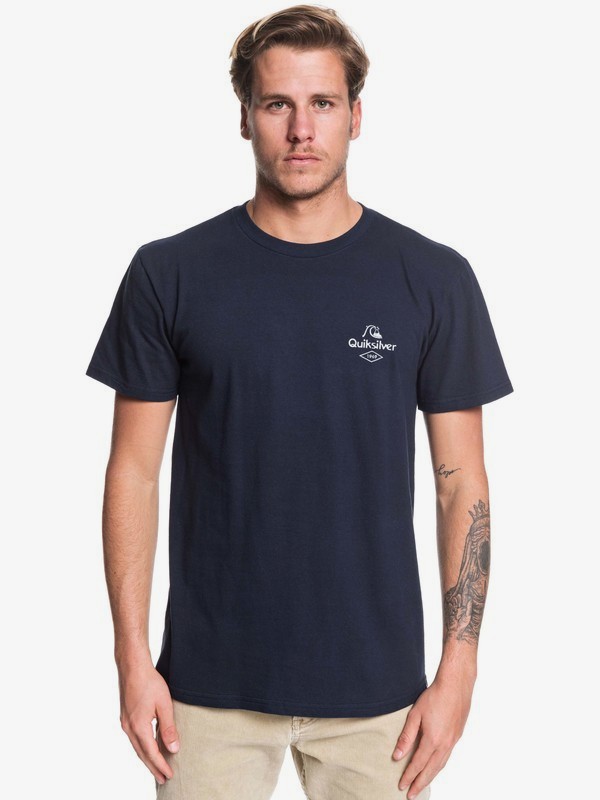 quiksilver, Diamond Tails Tee, SKY CAPTAIN (kye0) 0 Diamond Tails Tee Black AQYZT06198 Quiksilver