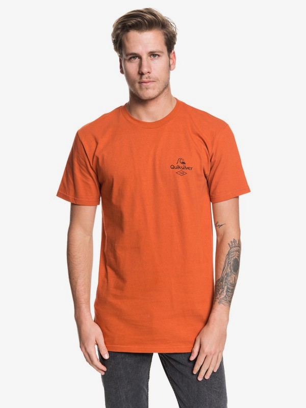 quiksilver, Diamond Tails Tee, BURNT BRICK (mpm0) 0 Diamond Tails Tee Pink AQYZT06198 Quiksilver