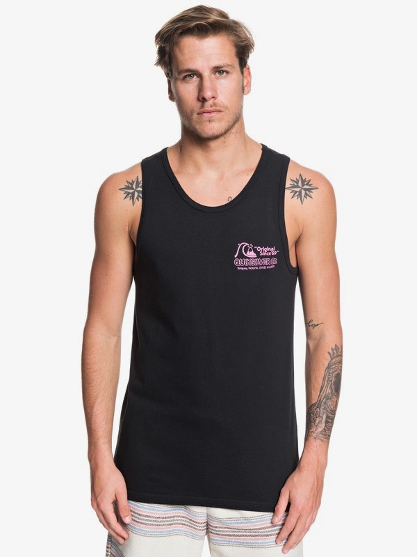 quiksilver, Daily Wax Tank, BLACK (kvj0) 0 Daily Wax Tank Black AQYZT06213 Quiksilver