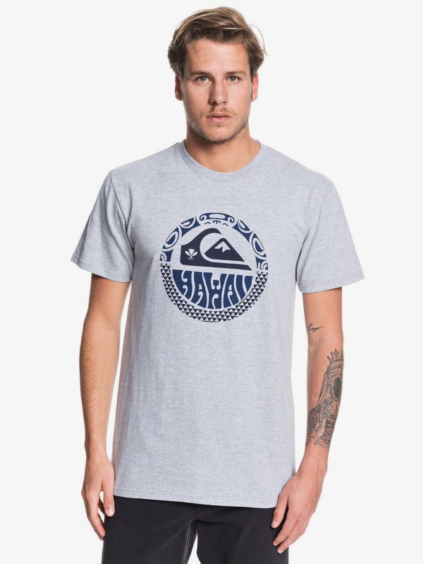 quiksilver, HI Sixty Tee, ATHLETIC HEATHER (sgrh) 0 HI Sixty Tee Grey AQYZT06218 Quiksilver