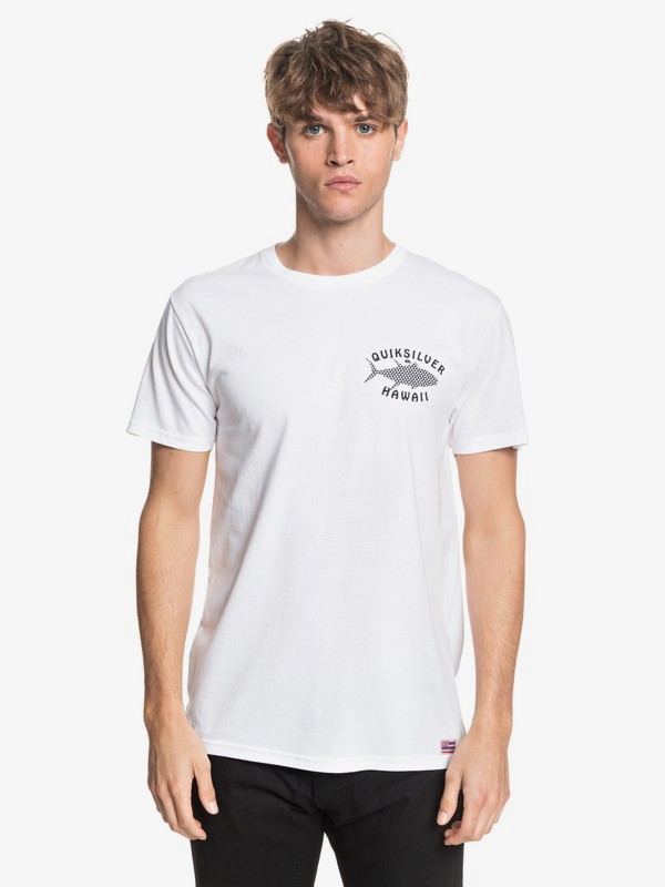 quiksilver, HI Eye Tee, WHITE (wbb0) 0 HI Eye Tee White AQYZT06220 Quiksilver