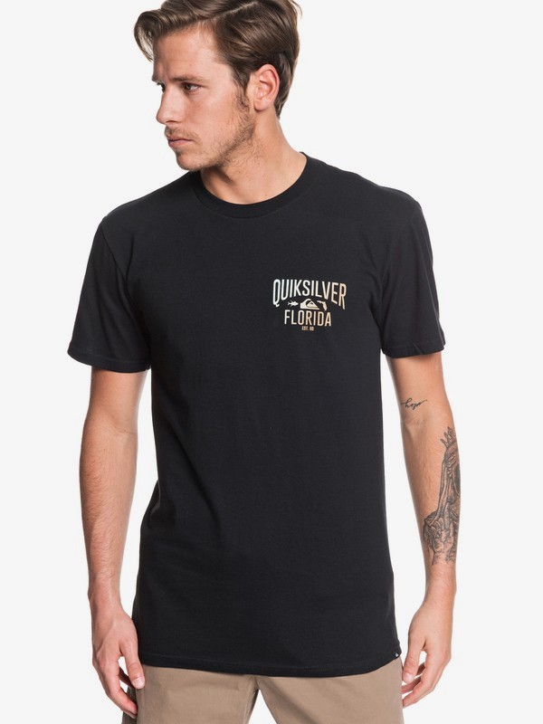 quiksilver, FL Garage Tee, BLACK (kvj0) 0 FL Garage Tee Black AQYZT06225 Quiksilver