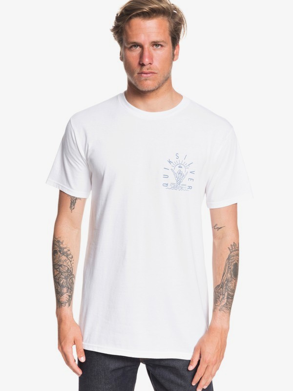 quiksilver, Shaka Sunset Tee, WHITE (wbb0) 0 Shaka Sunset Tee White AQYZT06548 Quiksilver
