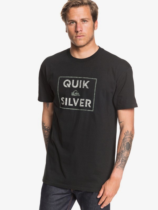 quiksilver, Boxed Intent Tee, BLACK (kvj0) 0 Boxed Intent Tee Black AQYZT06549 Quiksilver