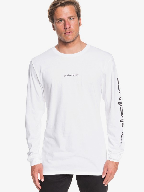 quiksilver, Razors Edge Long Sleeve Tee, WHITE (wbb0) 0 Razors Edge Long Sleeve Tee White AQYZT06557 Quiksilver