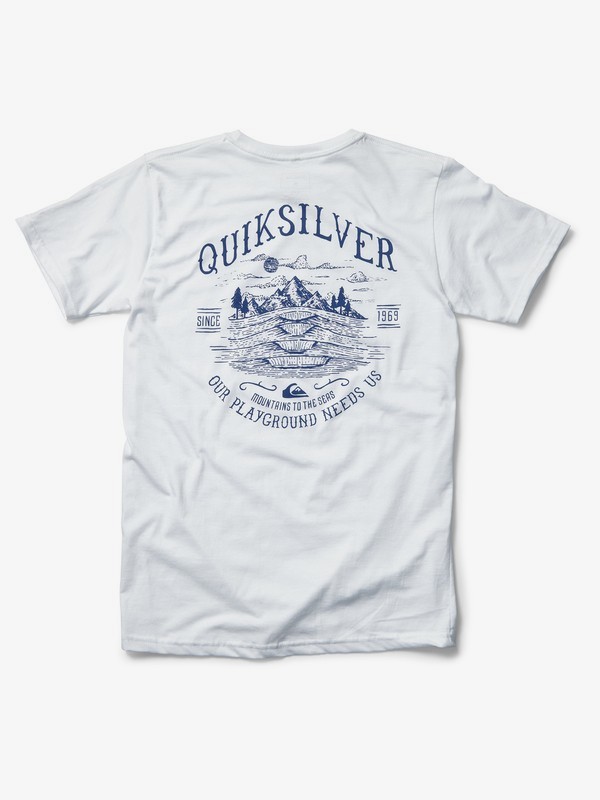 quiksilver, Protect Our Playground Tee, WHITE (wbb0) 0 Protect Our Playground Tee White AQYZT07025 Quiksilver