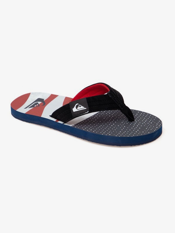 quiksilver, QK CHINELO FOUNDATION SWELL, ROUGE RED* (red) 0 QK CHINELO FOUNDATION SWELL Vermelho BR51330120 Quiksilver