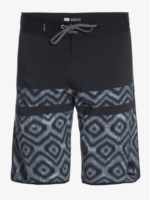 quiksilver, Boardshort Masculino Estampado Quiksilver, TRUE BLAK / BALTIC BLUE (blk) 0 Boardshort Masculino Estampado Quiksilver Preto BR60012483 Quiksilver