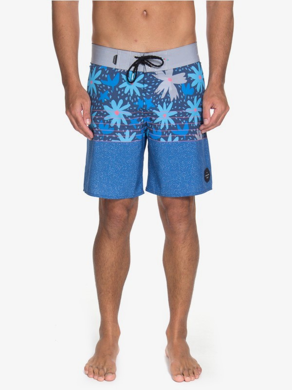 quiksilver, Bermuda Boardshort Highline Minikani 19" Quiksilver, REAL TEAL* (rea) 0 Bermuda Boardshort Highline Minikani 19" Quiksilver Azul BR60012602 Quiksilver