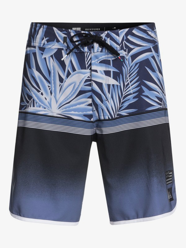quiksilver, Bermuda Boardshort Highline Divide Scallop 19" Quiksilver, MEDIEVAL BLUE BOARDWALK (bte6) 0 Bermuda Boardshort Highline Divide Scallop 19" Quiksilver BR60012624 Quiksilver