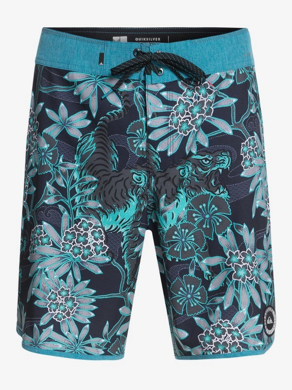 quiksilver, Bermuda Boardshort Highline Tiger Tracks Scallop 19" Quiksilver, TYPHOON* (bny6) 0 Bermuda Boardshort Highline Tiger Tracks Scallop 19" Quiksilver BR60012629 Quiksilver