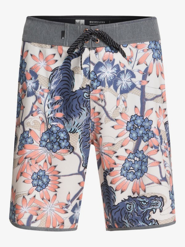 quiksilver, Bermuda Boardshort Highline Tiger Tracks Scallop 19" Quiksilver, BIRTCH* (wdw6) 0 Bermuda Boardshort Highline Tiger Tracks Scallop 19" Quiksilver BR60012629 Quiksilver