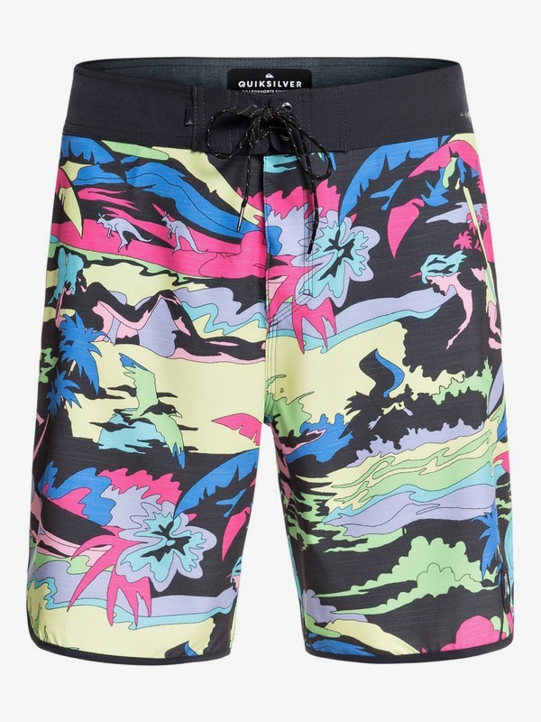 quiksilver, Bermuda Boardshort Highline Feelin Fine 19" Quiksilver, BLUE GRAPHITE (ktm6) 0 Bermuda Boardshort Highline Feelin Fine 19" Quiksilver BR60012678 Quiksilver