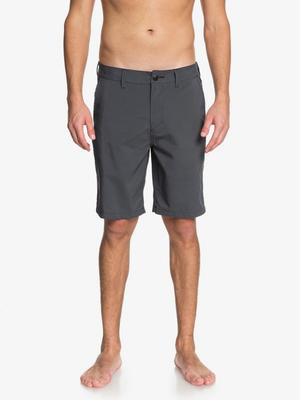 quiksilver, Bermuda Amphibian Transit Twill 20" Quiksilver, TRUE BLACK (kvj0) 0 Bermuda Amphibian Transit Twill 20" Quiksilver BR60031129 Quiksilver