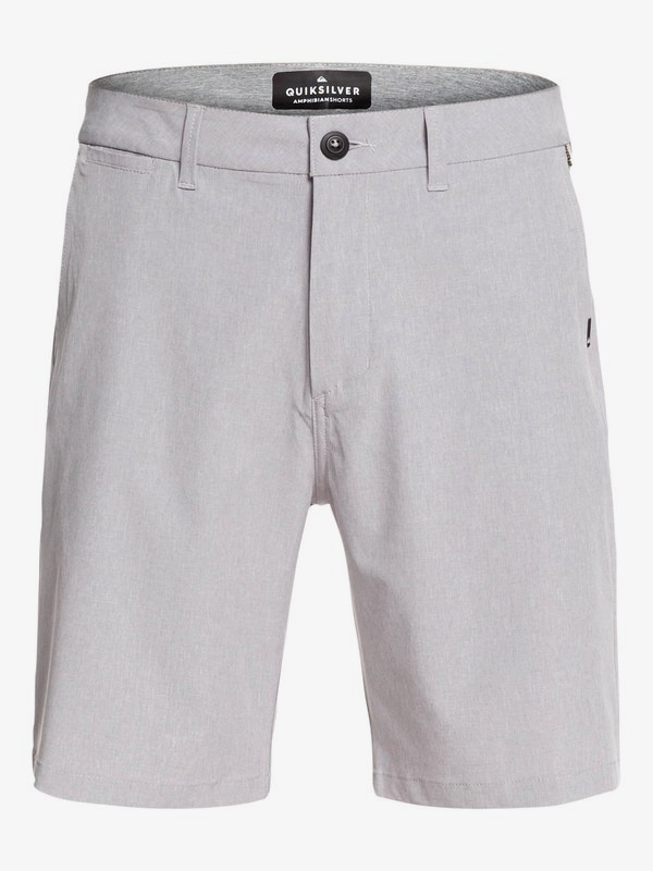 quiksilver, Bermuda Amphibian Union Heather 20" Quiksilver, SLEET (szp0) 0 Bermuda Amphibian Union Heather 20" Quiksilver BR60031144 Quiksilver