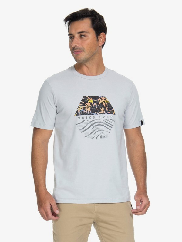 quiksilver, Camiseta Bamboo Breakfast Quiksilver, SILVER* (sil) 0 Camiseta Bamboo Breakfast Quiksilver Cinza BR61114672 Quiksilver