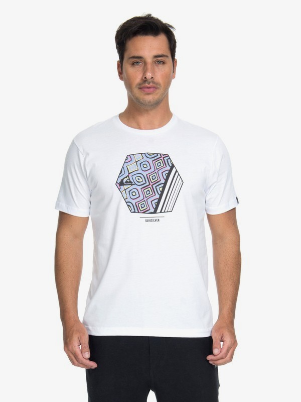 quiksilver, Camiseta Wild Vision Quiksilver, WHITE (wht) 0 Camiseta Wild Vision Quiksilver Branco BR61114675 Quiksilver