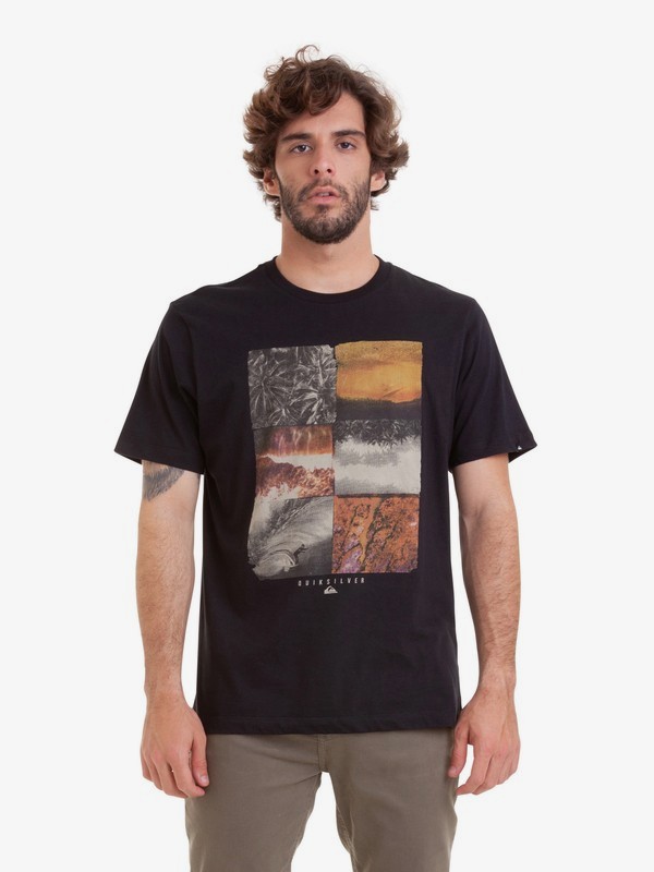 quiksilver, Camiseta Photo Fun Quiksilver, BLACK* (kvj0) 0 Camiseta Photo Fun Quiksilver Preto BR61114848 Quiksilver
