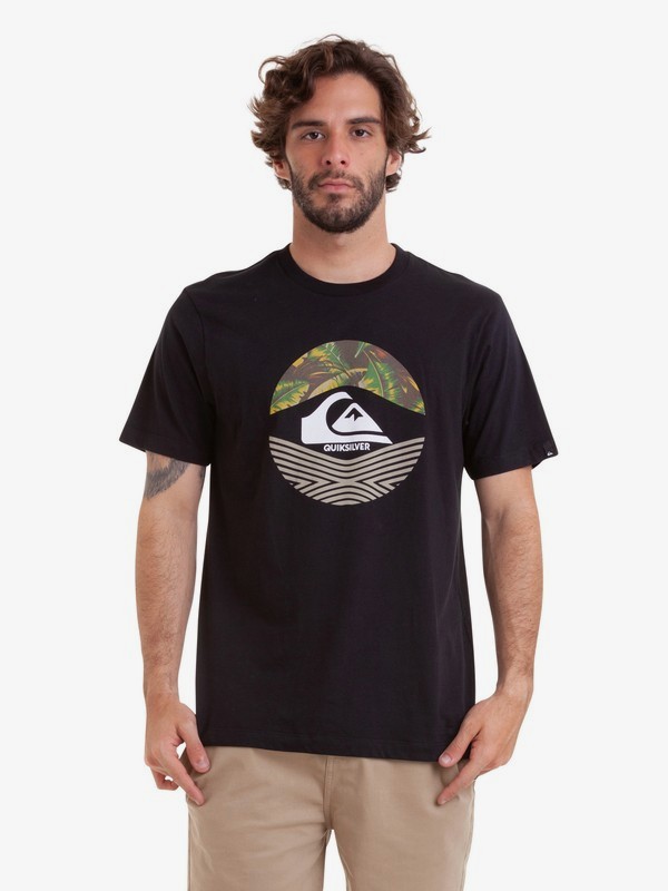 quiksilver, Camiseta Stomped On Quiksilver, BLACK* (kvj0) 0 Camiseta Stomped On Quiksilver Preto BR61114857 Quiksilver