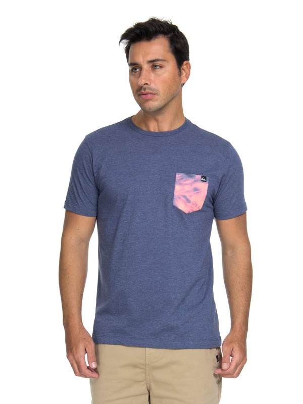 quiksilver, Camiseta Pocket Quiksilver, SNOW WHITE HEATHER (wbk6) 0 Camiseta Pocket Quiksilver BR61142968 Quiksilver