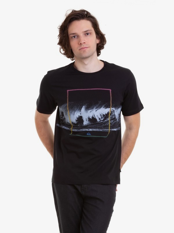 quiksilver, Camiseta Heavy Vibe Quiksilver, BLACK ABKL (blk) 0 Camiseta Heavy Vibe Quiksilver Preto BR61142970 Quiksilver