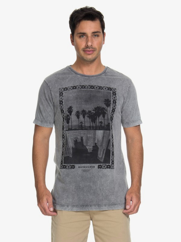 quiksilver, Camiseta Mirror Image Quiksilver, TARMAC* (kta1) 0 Camiseta Mirror Image Quiksilver BR61142978 Quiksilver