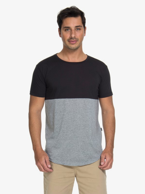 quiksilver, Camiseta Athletic Fit Quiksilver, GREY HEATHER (grh) 0 Camiseta Athletic Fit Quiksilver Cinza BR61142981 Quiksilver