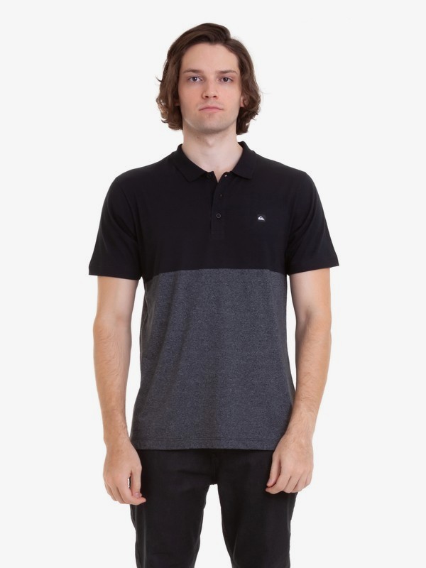 quiksilver, Camiseta Polo Molinê Quiksilver, BLACK ABKL (blk) 0 Camiseta Polo Molinê Quiksilver Preto BR61161550 Quiksilver
