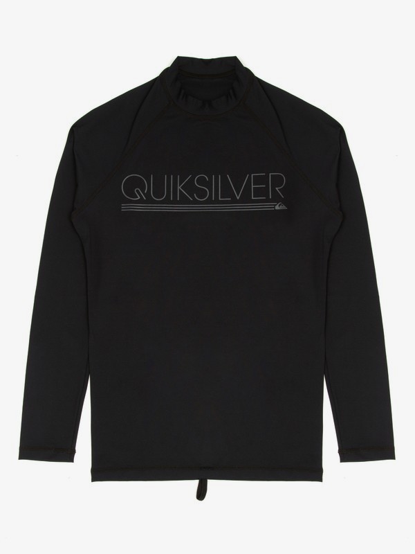 quiksilver, QK CAMISETA SURF M/L SIGNATURE LS, BLACK* (blk) 0 QK CAMISETA SURF M/L SIGNATURE LS Preto BR61211037 Quiksilver