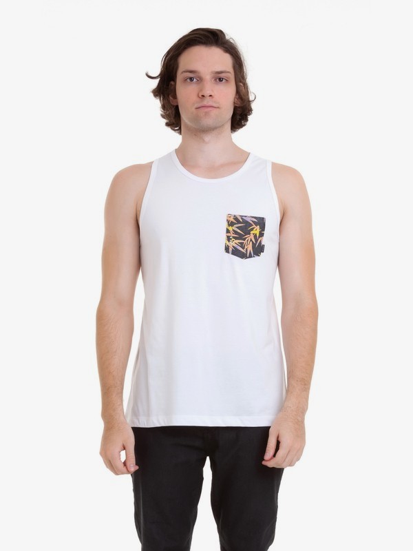quiksilver, Camiseta Regata Filter Logo Quiksilver, SNOW WHITE* (snw) 0 Camiseta Regata Filter Logo Quiksilver Branco BR61232025 Quiksilver