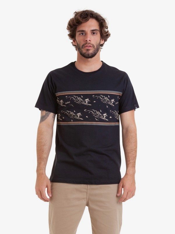 quiksilver, Camiseta Dropping Quiksilver, BLACK* (kvj0) 0 Camiseta Dropping Quiksilver Preto BR61241658 Quiksilver