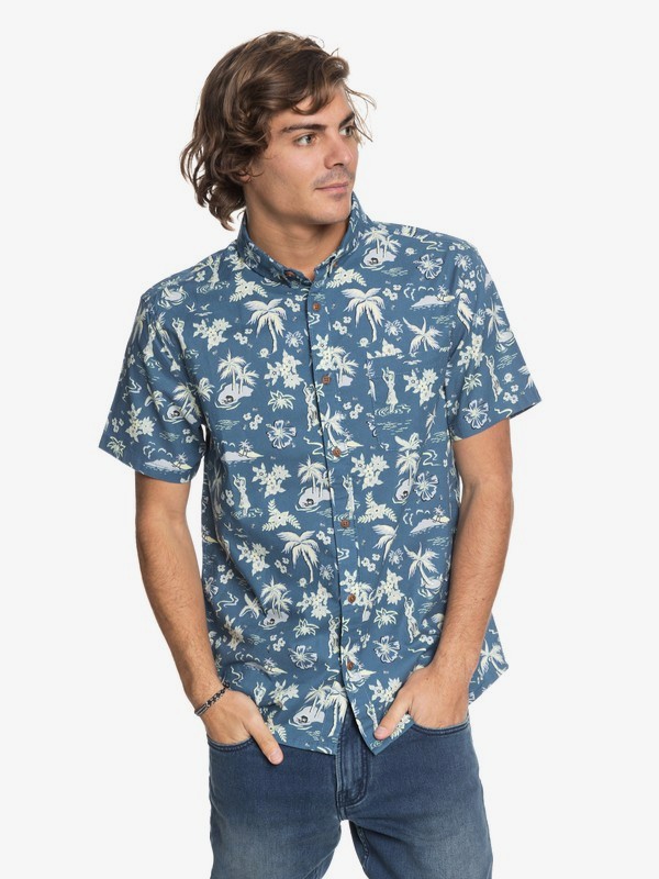 quiksilver, Camisa Manga Curta Black Hula Quiksilver, REAL TEAL 2 (bpr6) 0 Camisa Manga Curta Black Hula Quiksilver BR62281336 Quiksilver