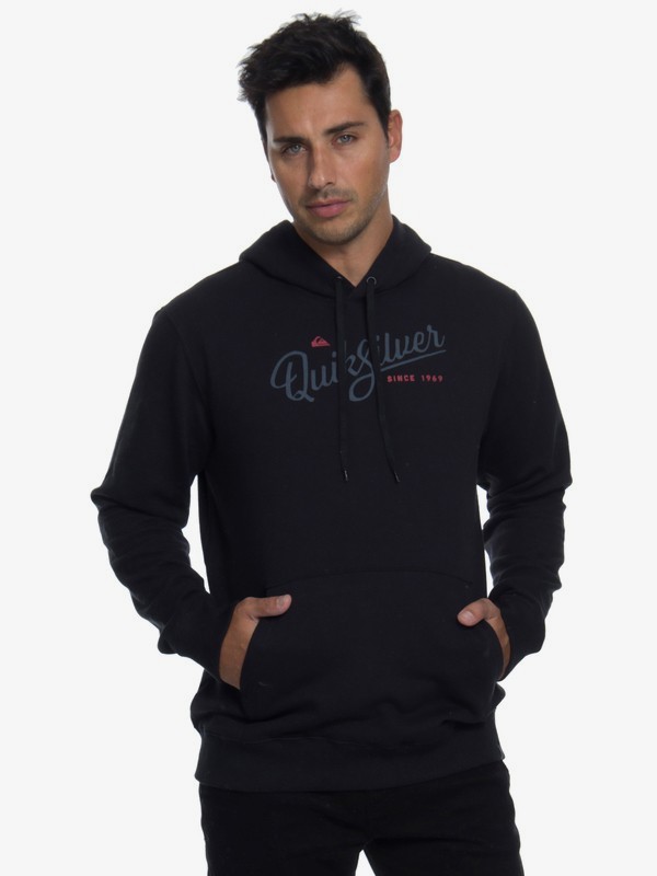 quiksilver, Moletom Canguru Fechado c/ Capuz Wavey Glaze Quiksilver, TRUE BLAK / BALTIC BLUE (blk) 0 Moletom Canguru Fechado c/ Capuz Wavey Glaze Quiksilver Preto BR65501774 Quiksilver